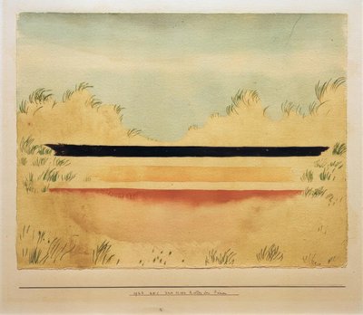 The Sea Behind the Dunes by Paul Klee